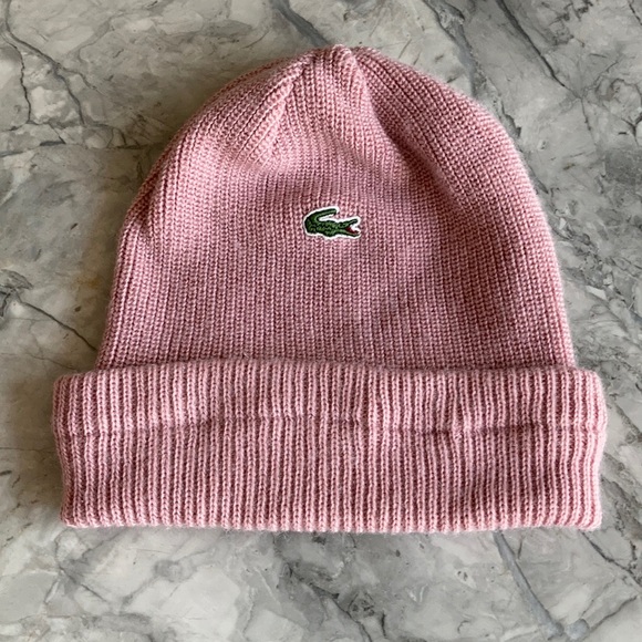 Lacoste pink touque - Picture 1 of 3